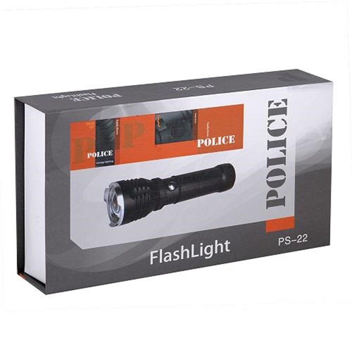 Police PS-22 Cree Led+Zoom Magnet Şarj Edilebilir El Feneri