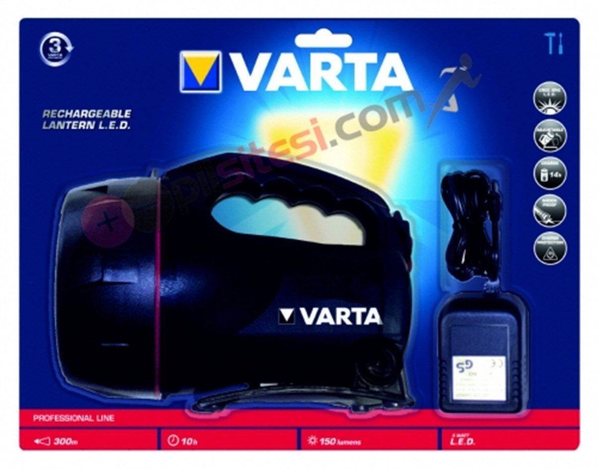 Varta 18682 3W Şarj Edilebilir Led Fener