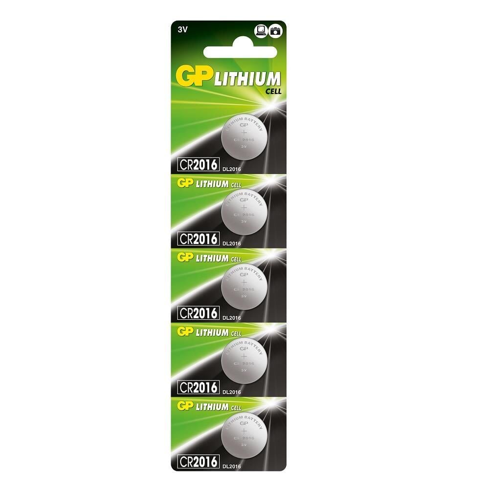 GP CR2016 3V Lityum Pil 5'li Paket