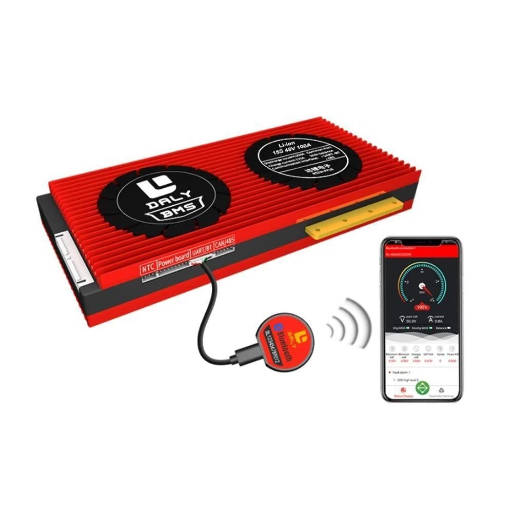 Daly Smart BMS 15S 100A 48V LiFePO4 Kontrol Devresi