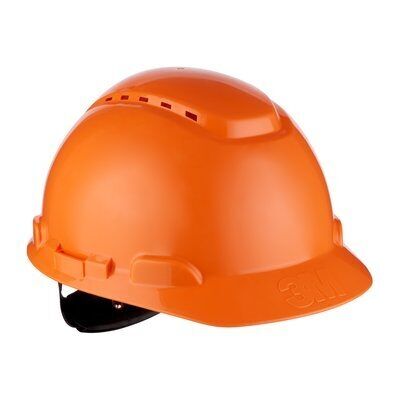 3M H700 Vidalı Havalandırmalı Baret Turuncu