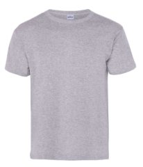 Bisiklet Yaka Supreme Tshirt Gri - L