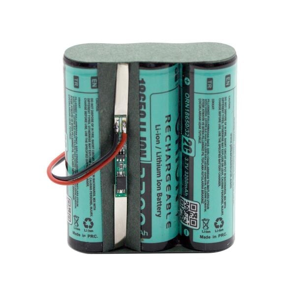 Orion 18650 3.7V 9600mAh Bms Devreli 2Pin Soketli Şarjlı Pil