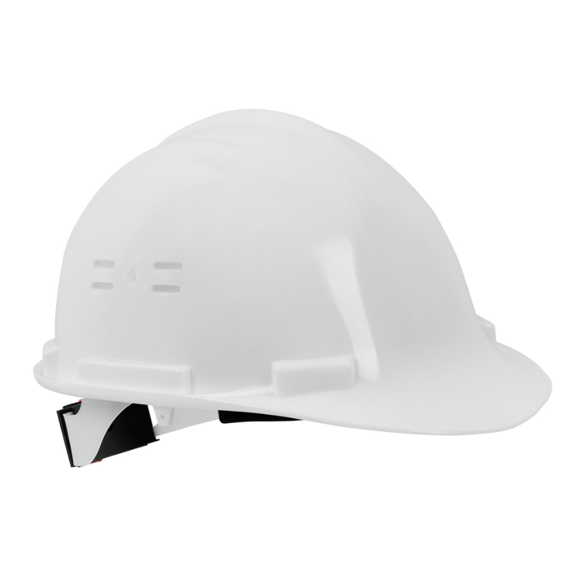 Essafe Vidalı, Hava Delikli – Kulaklık Takılabilir Baret Beyaz