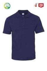 Polo Yaka Pike Tshirt Lacivert - M