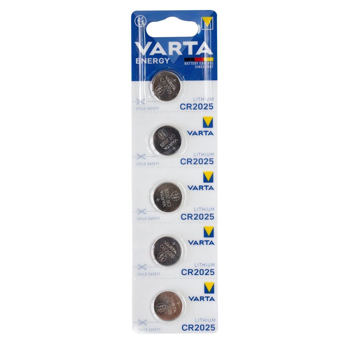 Varta CR2025 3V Lityum Pil 5'Li Paket