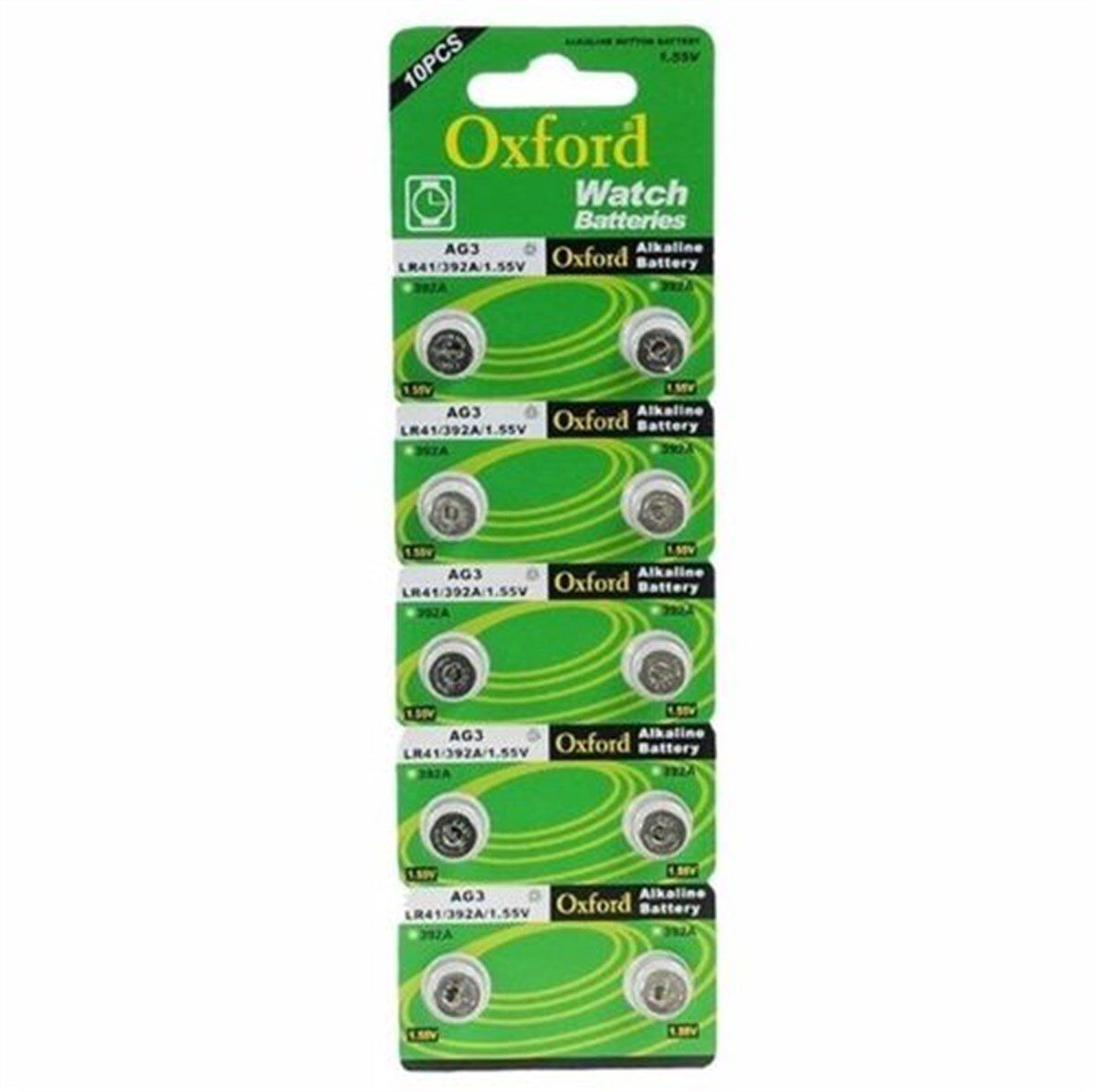 Oxford AG 3 LR41 Düğme Pil 10'lü Paket