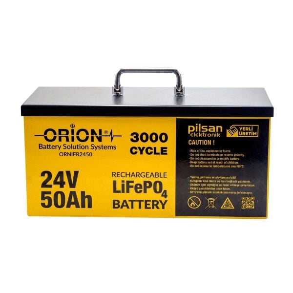 Orion 24V 50Ah LiFePO4 Akü