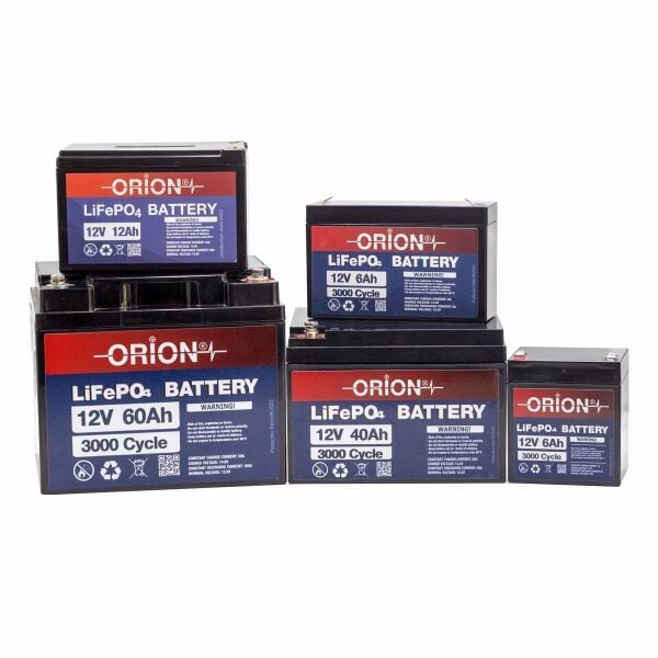 Orion 12V 6Ah LiFePO4 Akü