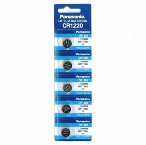 Panasonic CR1220 3V Lityum Pil 5'li Paket