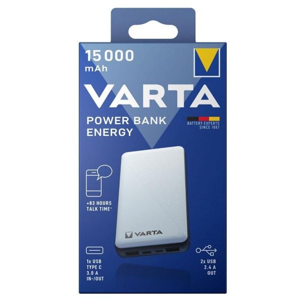 Varta 57977 Power Bank Energy 15000 Mah