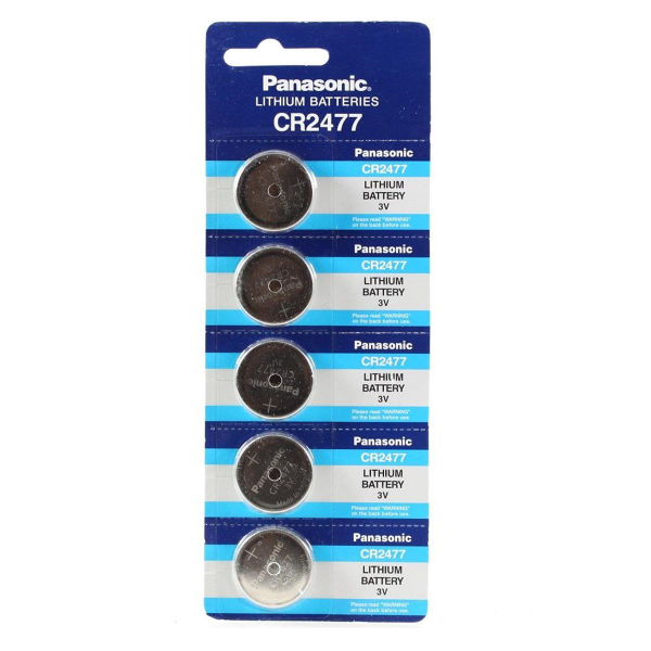 Panasonic CR2477 3V Lityum Pil 5'li Paket