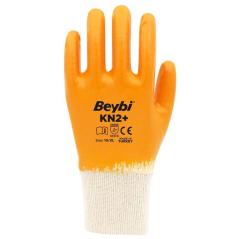 Beybi KN2+ Pamuk Nitril İş Eldiveni 12 li