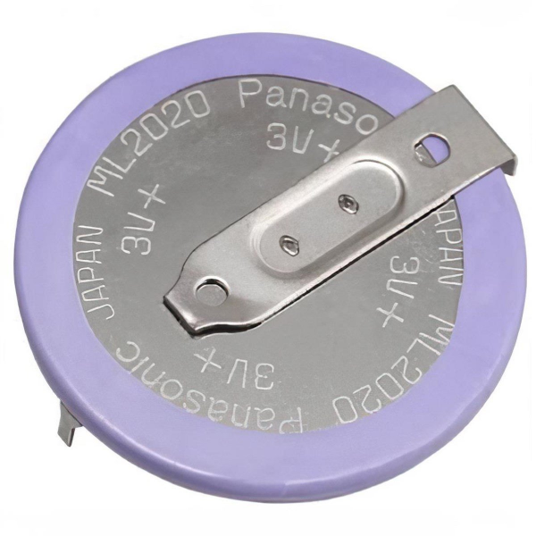 Panasonic ML2020 H1CN 3V Şarj Edilebilir Lityum Pil 2 Ayaklı Pil