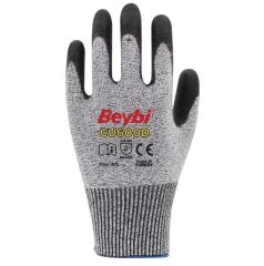 Beybi CU600D PU Kaplı Polietilen Kesilme Dirençli Örme Eldiven 12' li