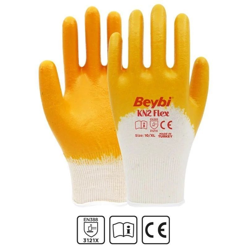 Beybi KN2 Flex Nitril İş Eldiveni  12 li