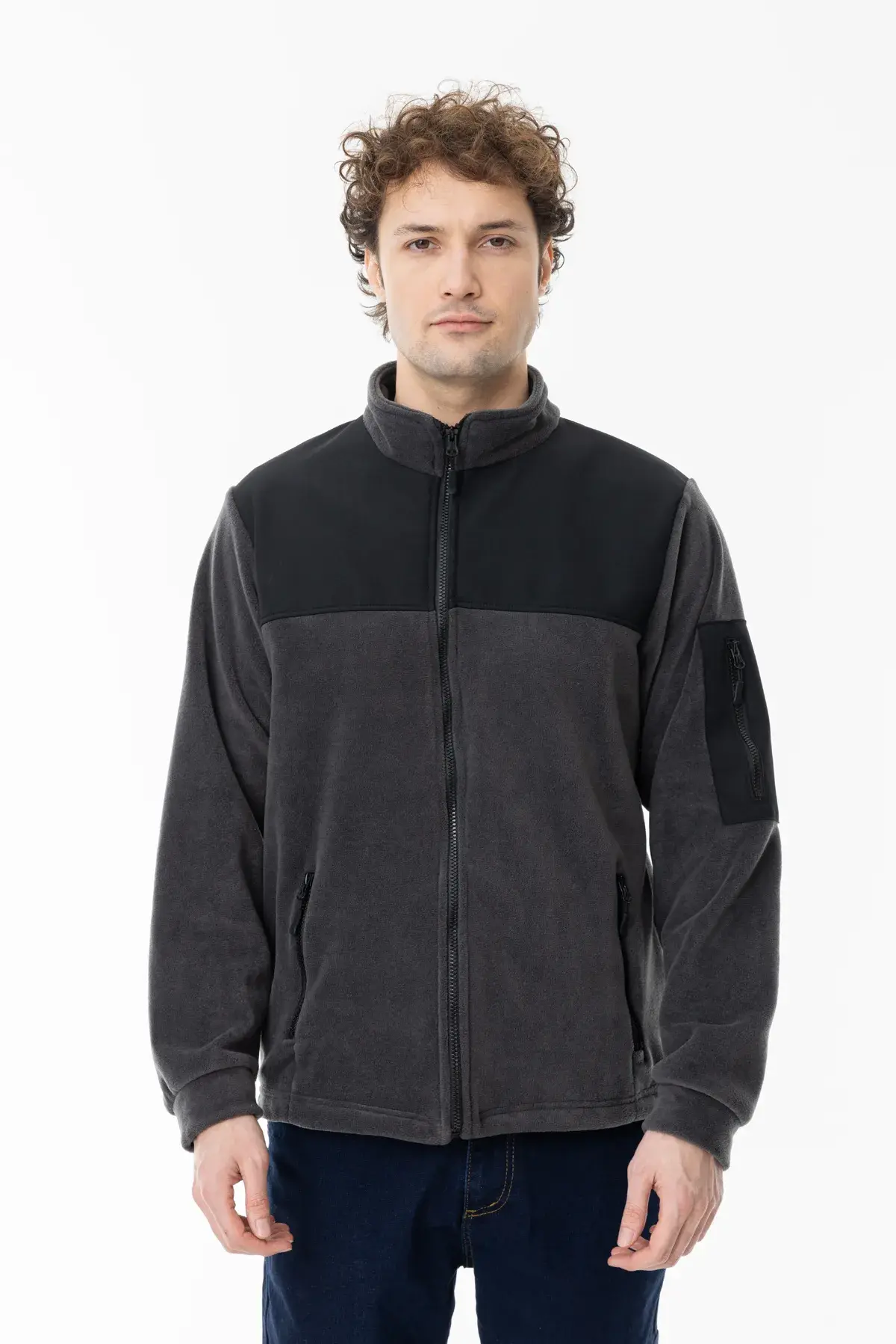 Softshel Robalı Polar Mont Gri - S