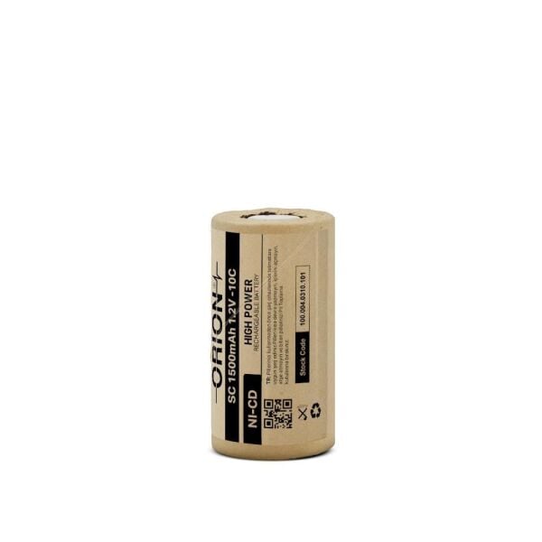 Orion 1.2V Ni-Cd SC 1500mAh Şarj Edilebilir Pil - HP