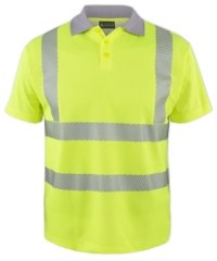 Olympus Yüksek Görünürlüklü Polo Yaka Tshirt Sarı - XS
