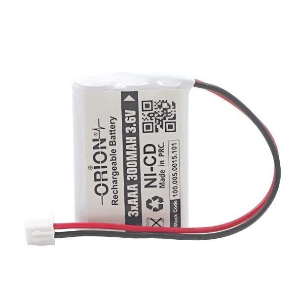 Orion AAA 3.6V 300mAh Ni-Cd Kablo Ve Konnektörlü Şarjlı Pil
