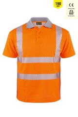 Olympus Yüksek Görünürlüklü Polo Yaka Tshirt Turuncu - M