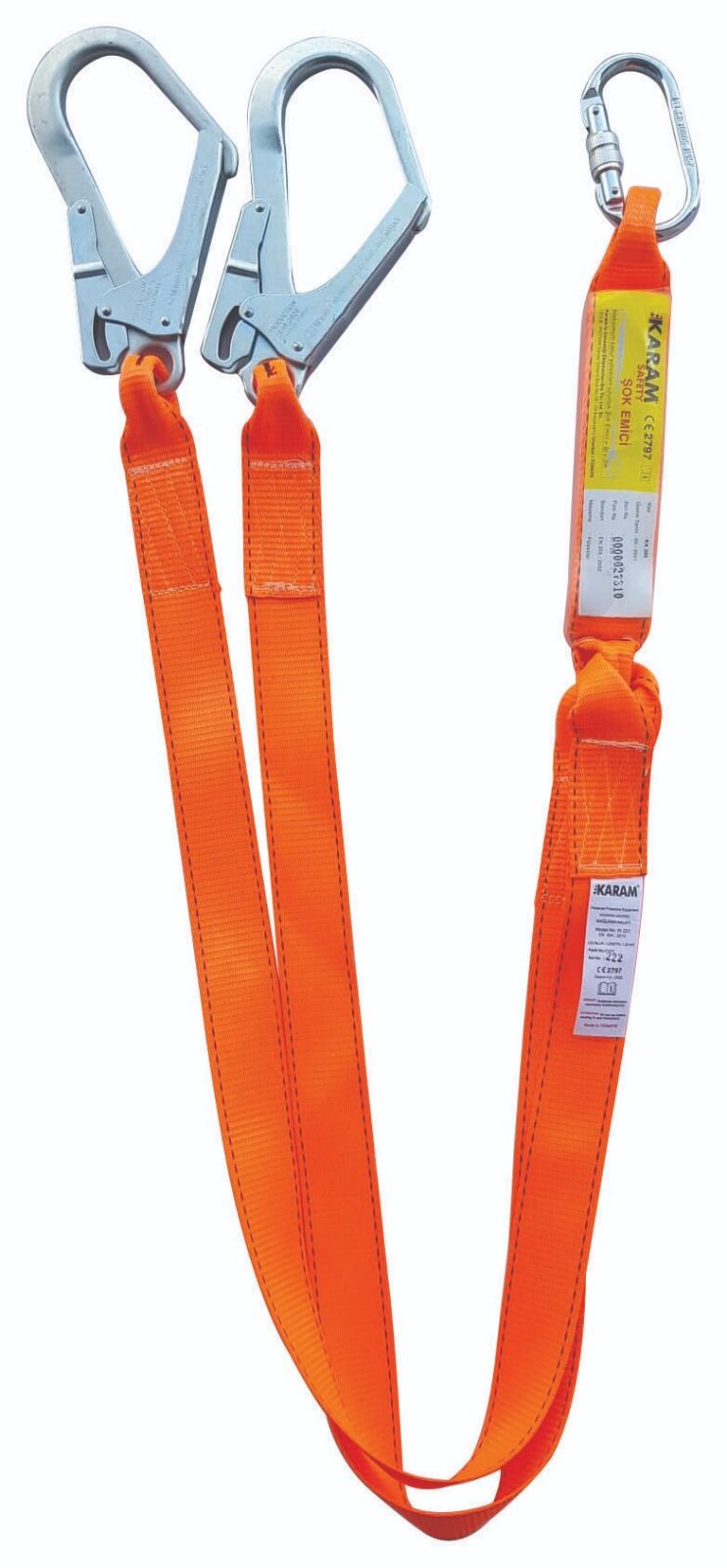 KA361 Şok Emici Çift Kollu - Kolonlu Büyük Kancalı