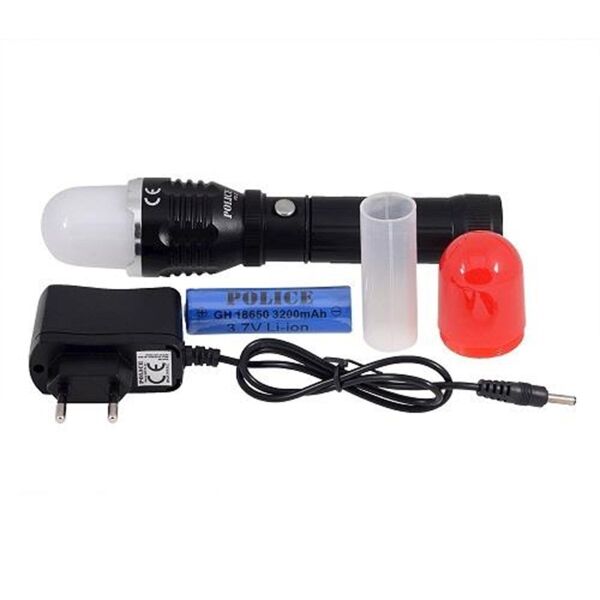Police PS-22 Cree Led+Zoom Magnet Şarj Edilebilir El Feneri