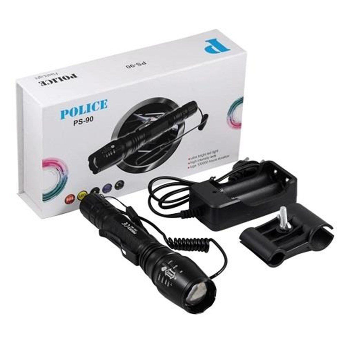 Police PS-90 Cree T6 Şarj Edilebilir El Feneri