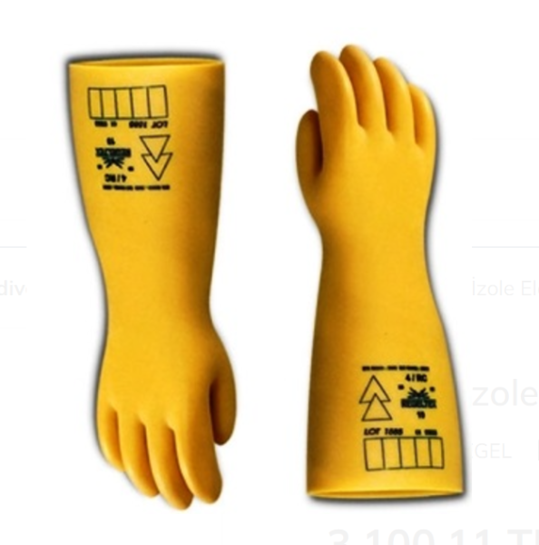 Regeltex Class-2 20000V İzole Elektrikçi Eldiveni