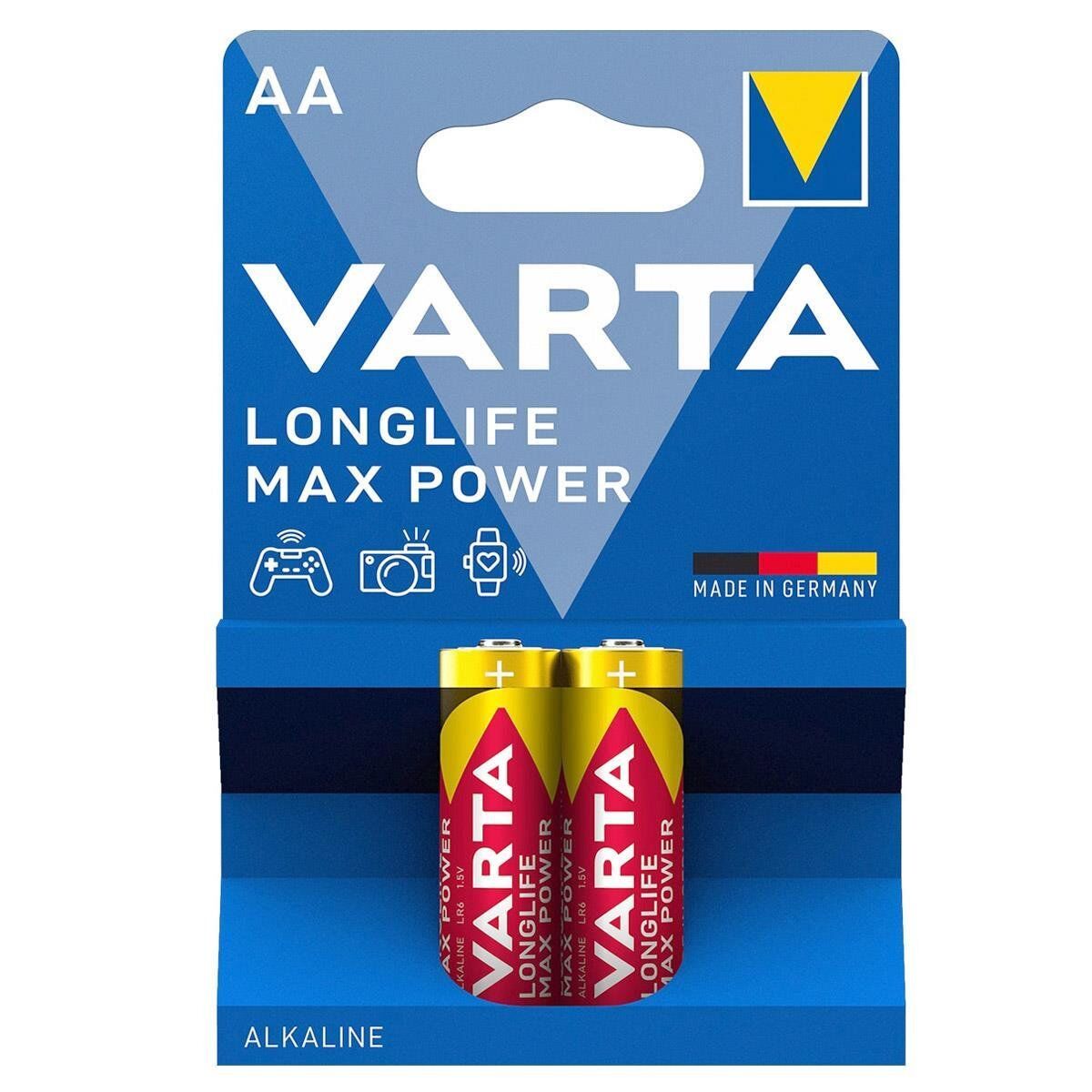 Varta 4706 Longlife Max Power Alkalin AA Kalem Pil 2'li Paket