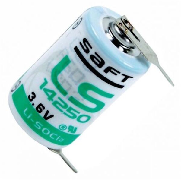 Saft LS14250-2Pf 1/2AA 3.6V Lityum Pil 2 Ayaklı