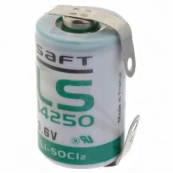 Saft LS14250-Cnr 1/2AA 3.6V Lityum Pil 2 Ayaklı