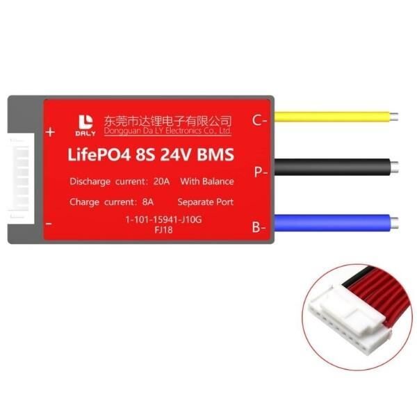 DALY BMS 8S 20A LIFEPO4 KONTROL DEVRESİ