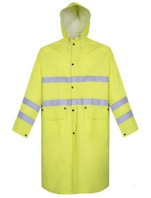 Izrasa NM05R Astarlı Reflektörlü Yağmurluk Sarı - 2XL