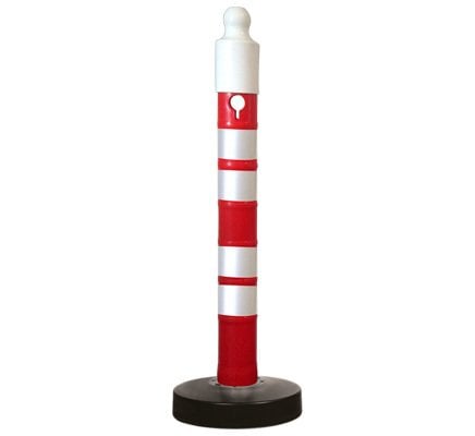 Kauçuk Tabanlı Uyarı Dikmesi 120 MM