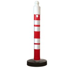 Kauçuk Tabanlı Uyarı Dikmesi 120 MM