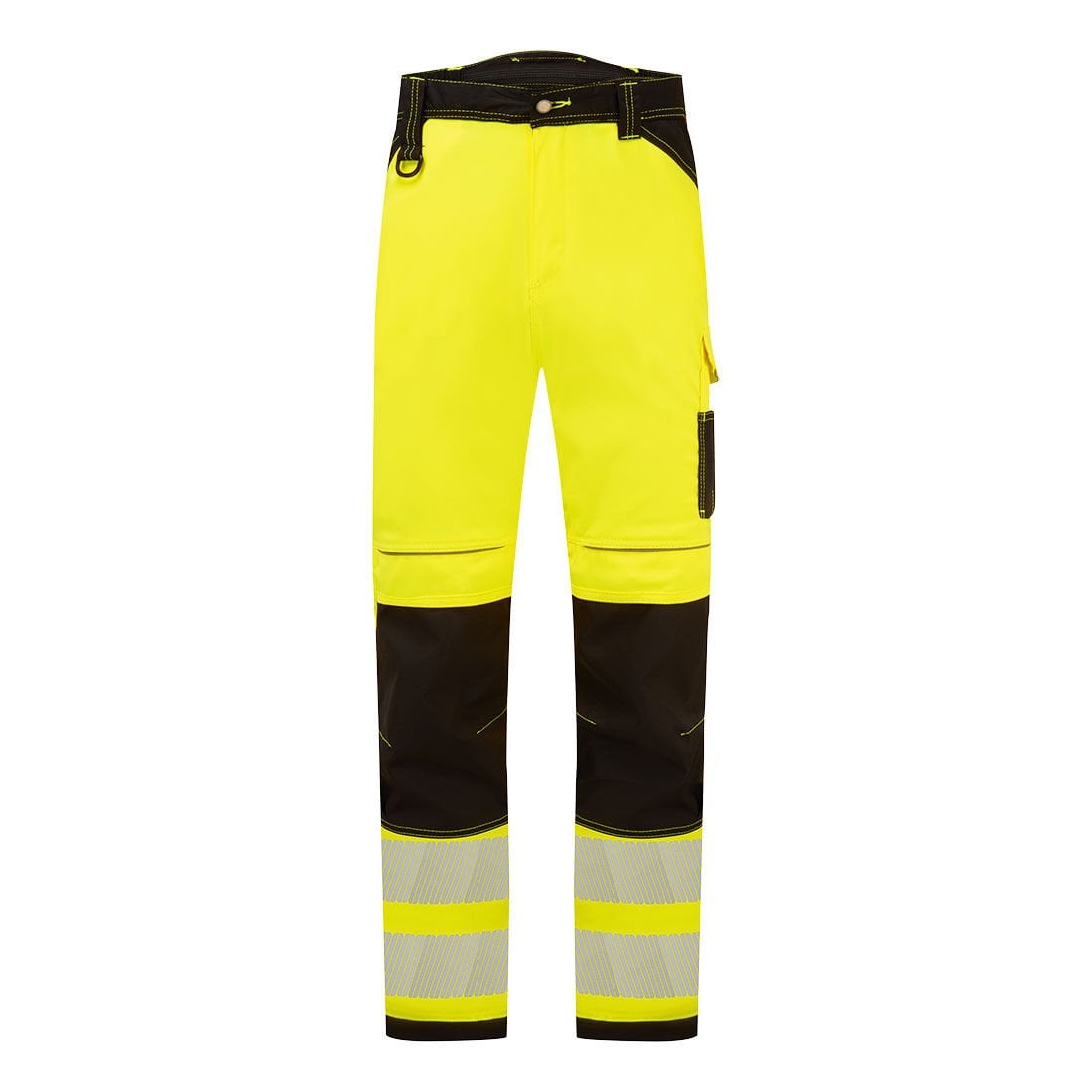 Portwest PW303 Hi-Vis Hafif Esnek Reflektörlü Pantolon Sarı/Siyah