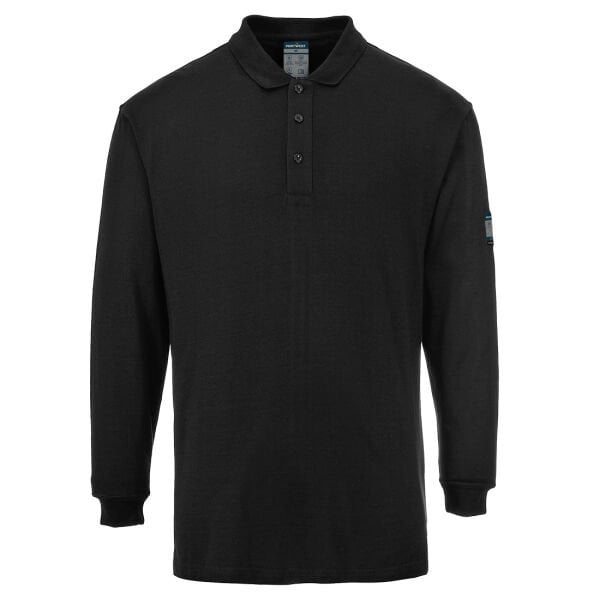 Portwest FR10 Alev Almaz Anti-Statik Polo Yaka Sweatshirt