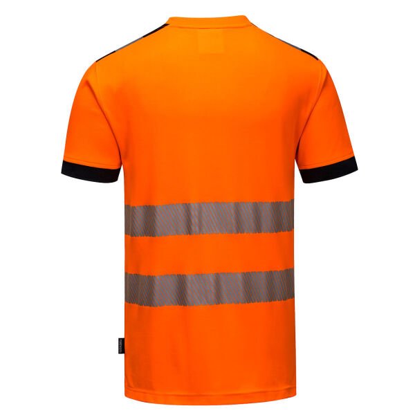Portwest T181 PW3 Hi-Vis Cotton Comfort Tshirt S - Turuncu