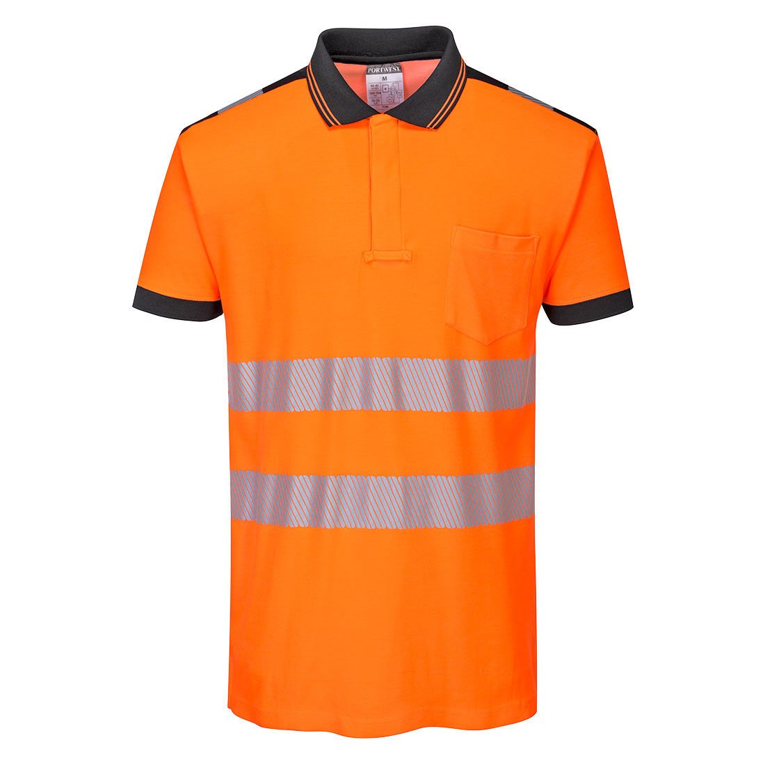 Portwest T180 PW3 Hi-Vis Cotton Comfort Polo Tshirt