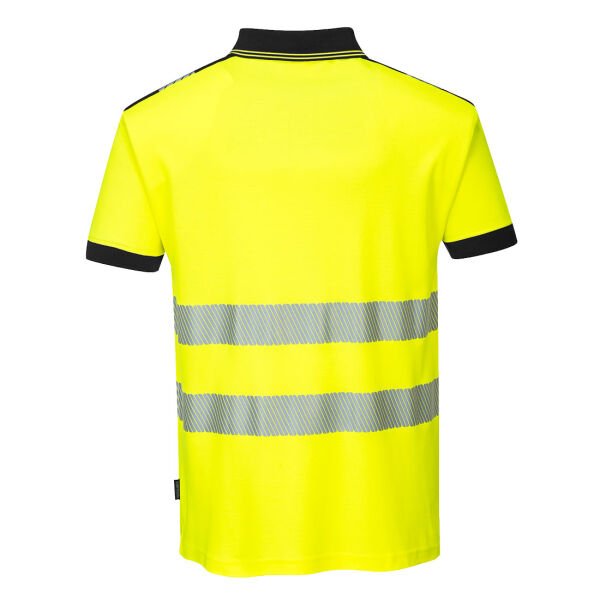 Portwest T180 PW3 Hi-Vis Cotton Comfort Polo Tshirt 2XL - Sarı