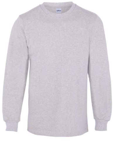 Bisiklet Yaka Sweatshirt Gri - M