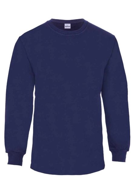 Bisiklet Yaka Sweatshirt Lacivert - M