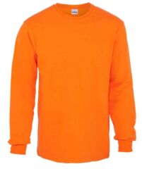 Bisiklet Yaka Sweatshirt Turuncu - M