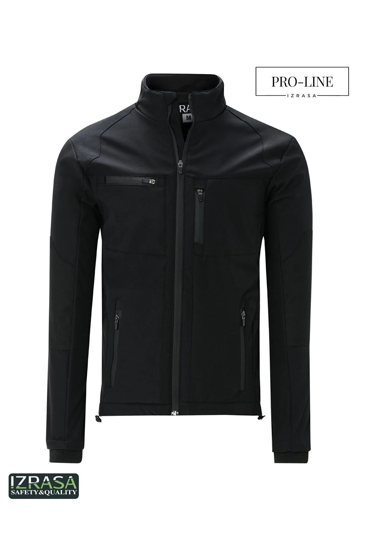 IZRASA™ Proline Teknik Softshell Design Mont Siyah - XL