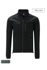 IZRASA™ Proline Teknik Softshell Design Mont Siyah - XL