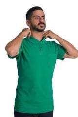 Polo Yaka Openend Tshirt Kırmızı - S