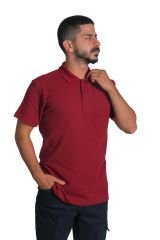 Polo Yaka Openend Tshirt Yeşil - XL