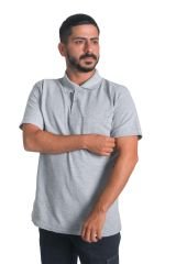Polo Yaka Openend Tshirt Kırmızı - S