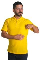 Polo Yaka Openend Tshirt Kırmızı - S